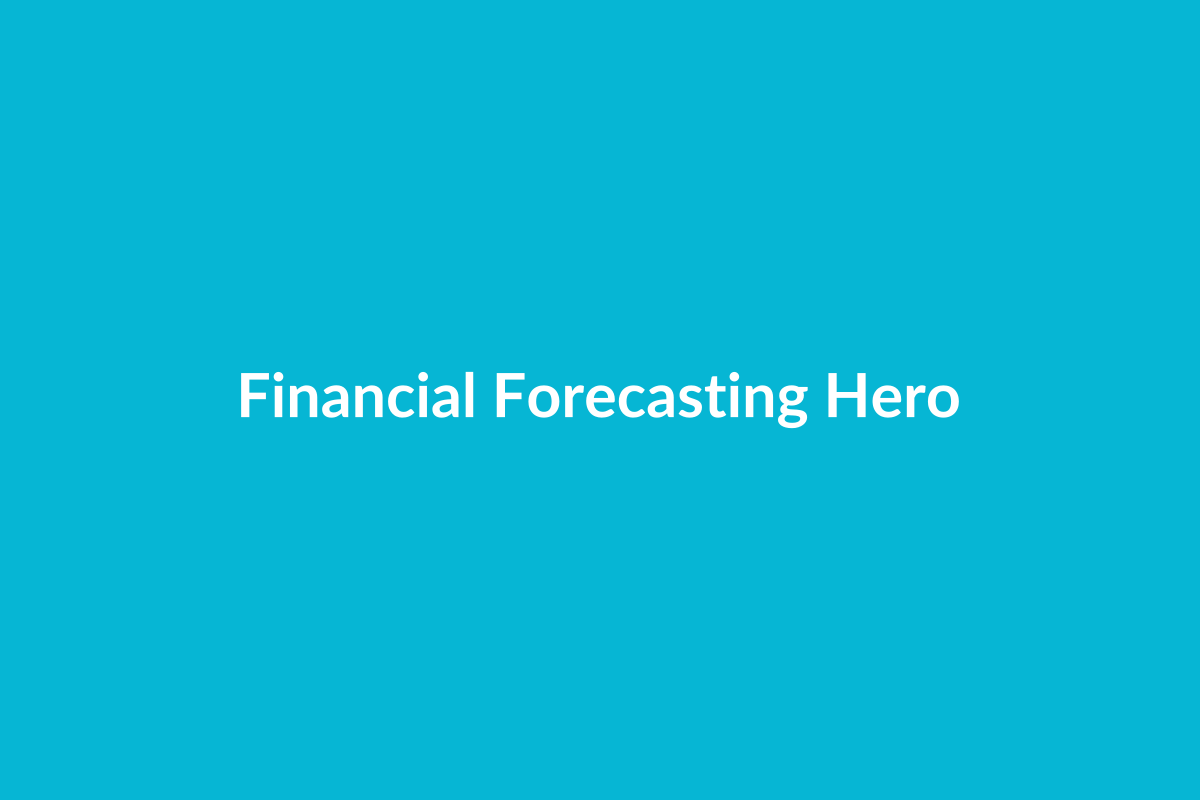 Financial Forecasting Hero Image